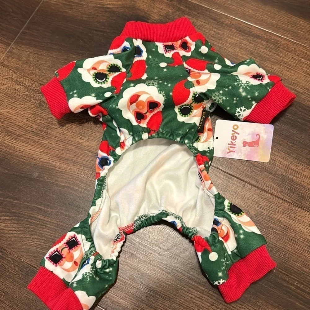 Christmas Dog Pajamas Size XS NWT